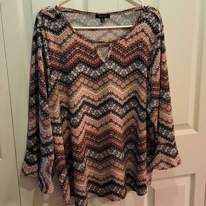 Verve Ami flutter sleeve blouse